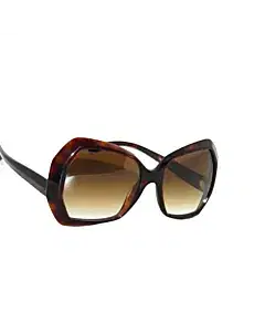 Chanel 5365 Square Havana and Brown Sunglasses