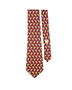 Chanel Tie CHANEL Pure Angel Pattern Burgundy