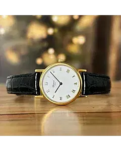Chopard Classic White Dial 18kt Gold Ladies Watch