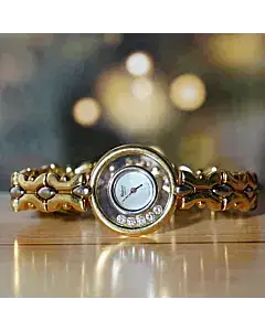 Chopard Happy Diamonds 18k Yellow Gold Ladies Watch