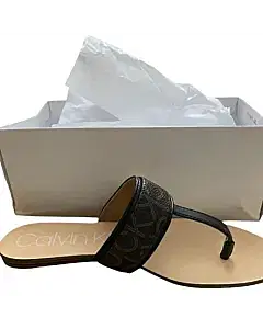 Calvin Klein Black Signature Sallie Flats