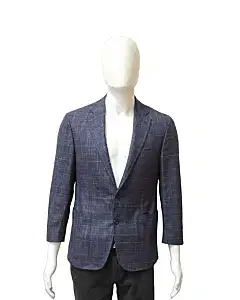 Canali Check Pattern Blazer