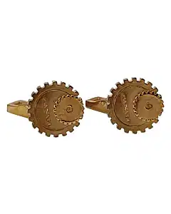 Canali Golden Cufflinks