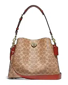 Coach Signature Canvas Willow Shoulder Bag