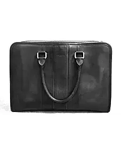 Coach Bond Smooth Leather Laptop Travel Briefcase