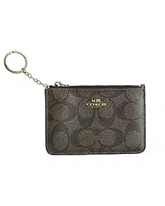 Coach Signature PVC Key Pouch