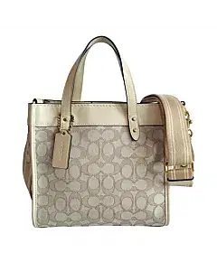 Coach Signature 22 Jacquard Field Tote