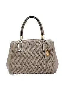 Coach Madison Twist Leather Satchel