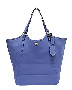 Coach Blue F26103 Peyton Leather Tote