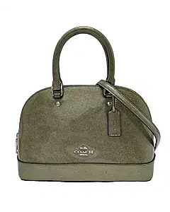 Coach Glitter Patent Leather Sierra Satchel