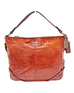 Coach Chelsea Katarina Paprika Patent Leather Hobo Bag