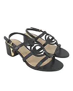 Coach Edina Chunky Heeled Sandals With Buckle Fastening