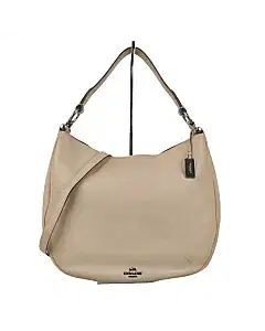 Coach Nomad Hobo Bag In Beige