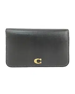 Coach Slim Card Case with Snap-Button Closure