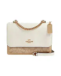 Coach 90635 Signature Snake Mixed Klare Crossbody Bag