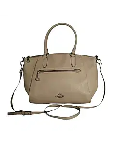 Coach 79316 Elise Polished Pebbled Leather Satchel