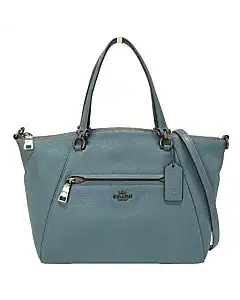 Coach Pebbled Leather Prairie Satchel