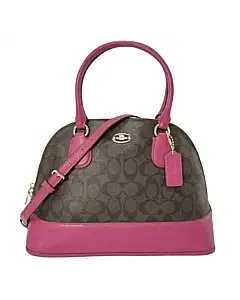 Coach Cora Domed Satchel In Signature