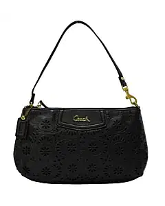Coach Ashley Lace Leather Convertible Wristlet Clutch Shoulder Bag