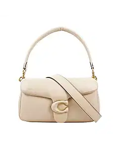 Coach Brass & Ivory Pillow Tabby 26 Shoulder Bag