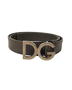 Dolce & Gabbana D&G Buckle Leather Belt