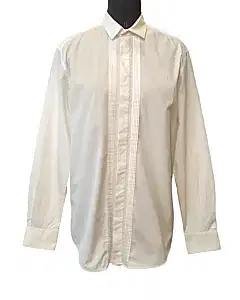 Dolce & Gabbana White Tuxedo Shirt
