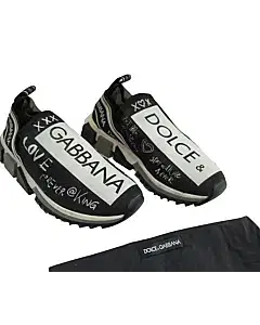 Dolce & Gabbana Signature Logo Graphic Print Sneakers
