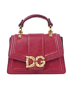 Dolce and Gabbana DG Amore Micro Bag In Smooth Calfskin