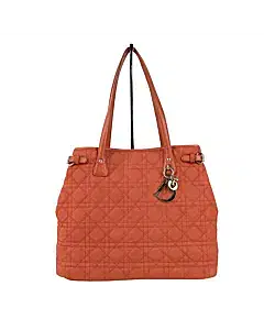 Dior Cannage Quilted Coated Canvas Medium Panarea Tote Bag