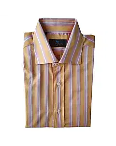 Etro Milano Pink Orange Line Shirt