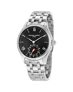FREDERIQUE CONSTANT Horological Smart Watch Black Dial Stainless Steel Men's Watch