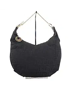 Fendi Tobacco Zucca Canvas Chef Chain Hobo