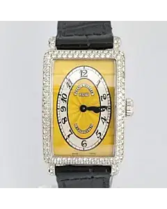 Franck Muller Chronometro 902 QZ D White Gold Diamond Bazel