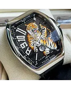 Franck Muller Vanguard Tiger King 45MM Steel COMPLETE SET