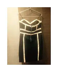 Forever New Black Strapless Dress