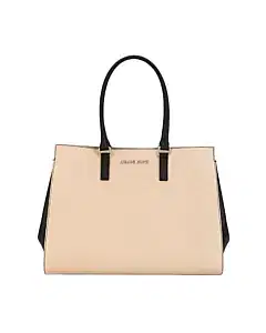 Armani Jeans Nude Logo Plaque Tote