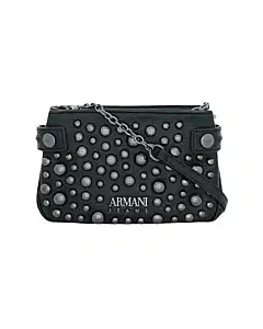 Armani Jeans Studded Logo Crossbody Bag