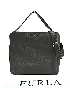 Furla Black Capriccio Hobo Bag