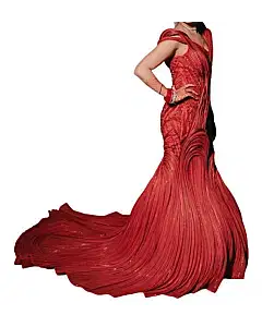 Gaurav Gupta Red Gown