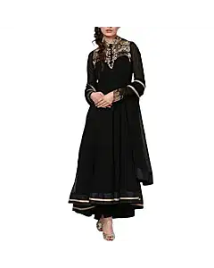 Gaurav Gupta Black and Gold Indian Suit