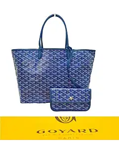 Goyard St.Louis PM Blue Tote