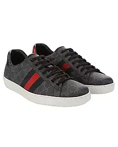 Gucci New Ace Men 's GG Supreme Low Top Sneaker
