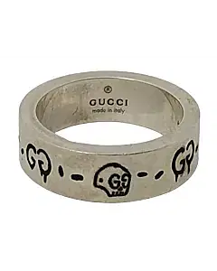 Gucci Guccighost Silver Ring