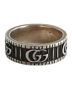 Gucci Double G 925 Sterling Silver Ring