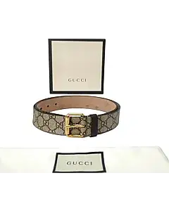 Gucci GG Supreme Beige Belt