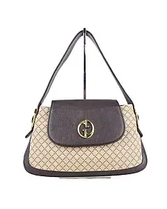Gucci 1973 Satchel Diamante Canvas And Leather Medium