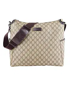 Gucci Beige GG Supreme Coated Canvas Baby Diaper Bag