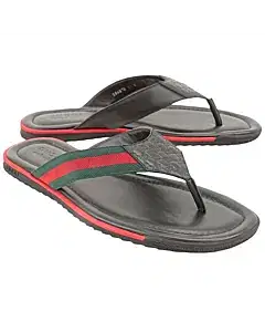 Gucci Brown 268670 Men's GG Microguccissima Sandals