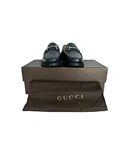 Gucci 1953 Horsebit Blue Leather Loafer