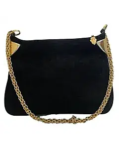 Gucci 1970 Suede Leather Chain Shoulder Bag